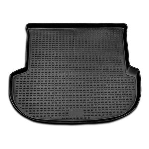 Hyundai Santa Fe Trunk Mat - Omac - TPE - Black - '07-'12 Hyundai Santa Fe Trunk Mat - Omac - TPE - Black - '07-'12